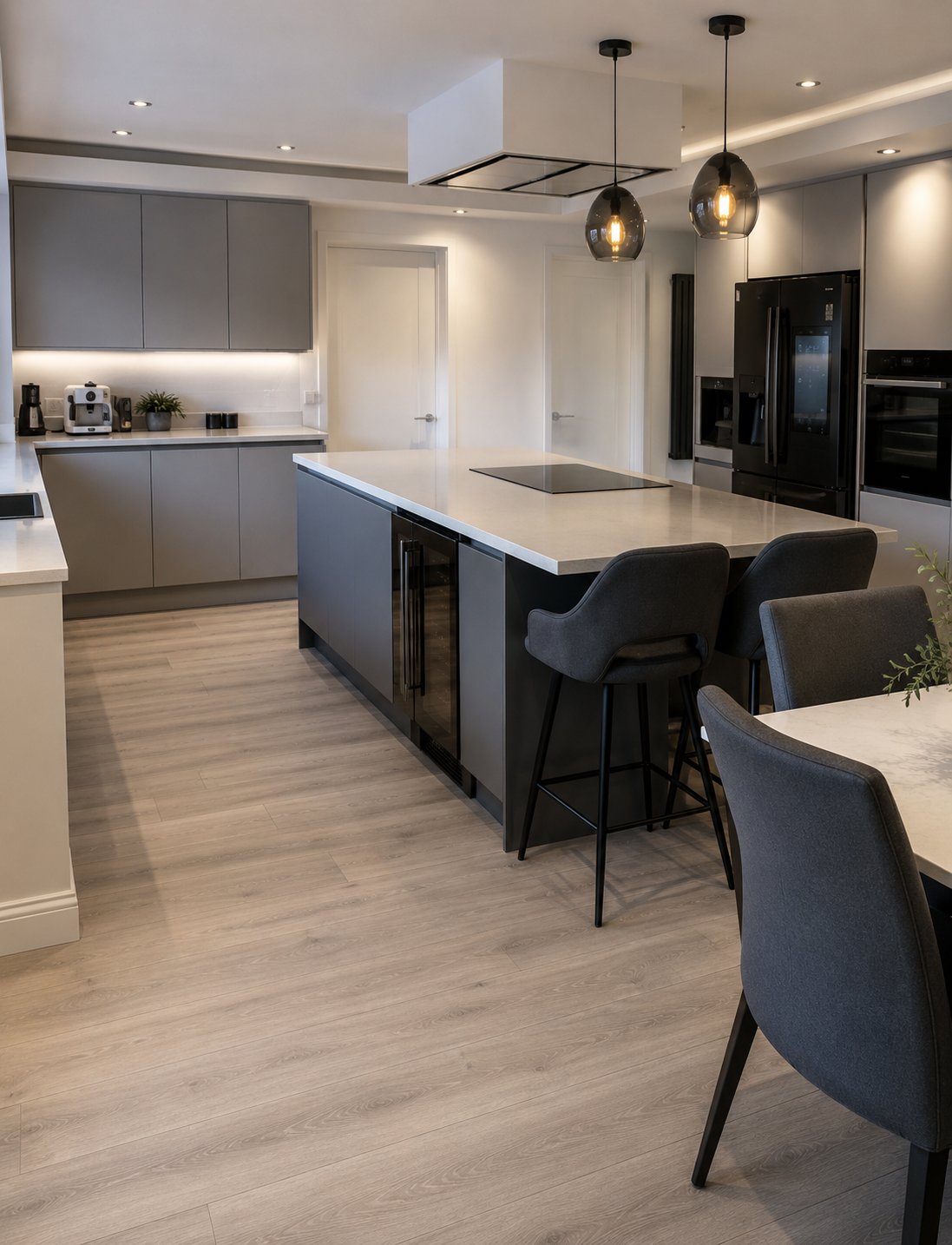 LVT kitchen installation