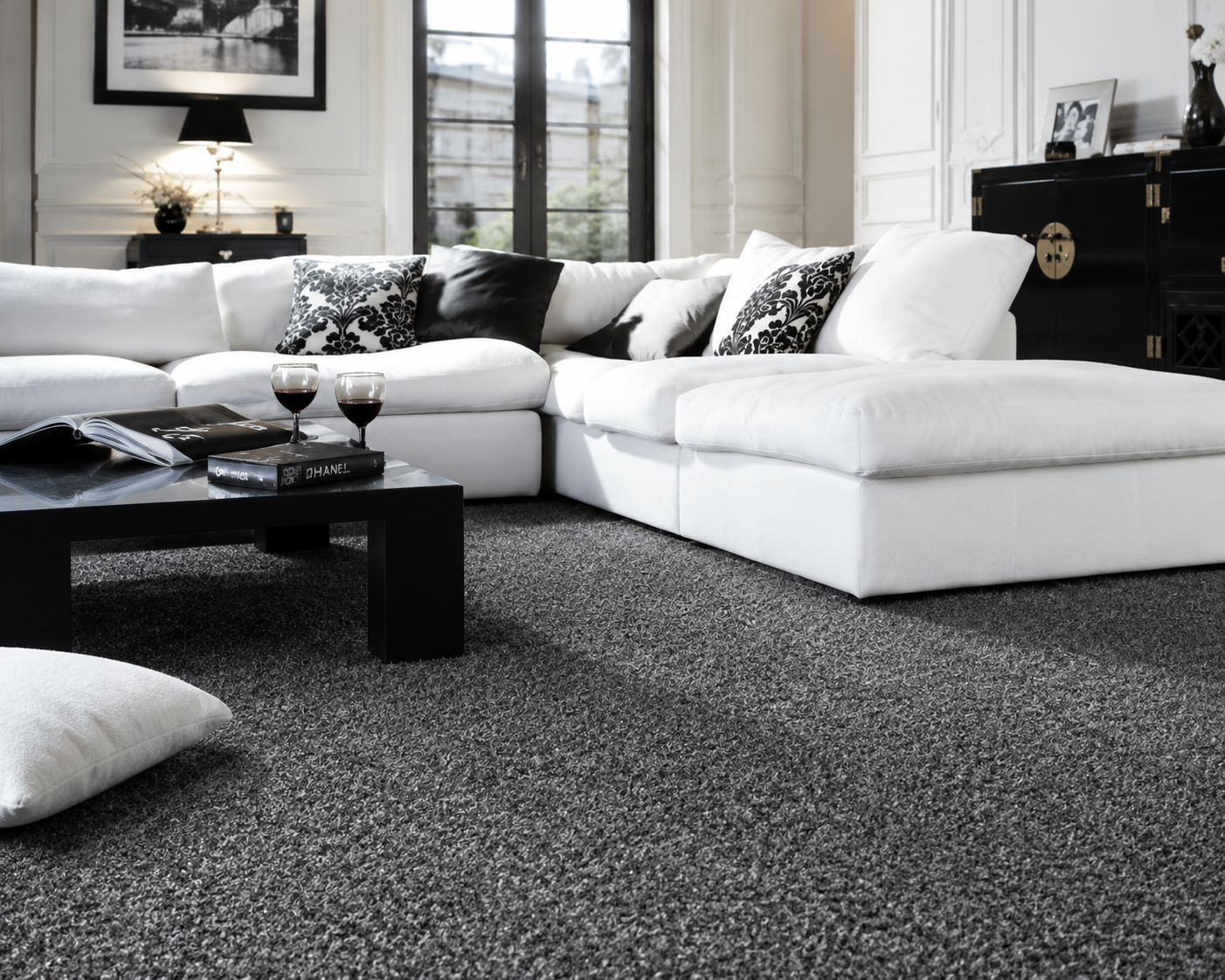 Cosy carpet living room